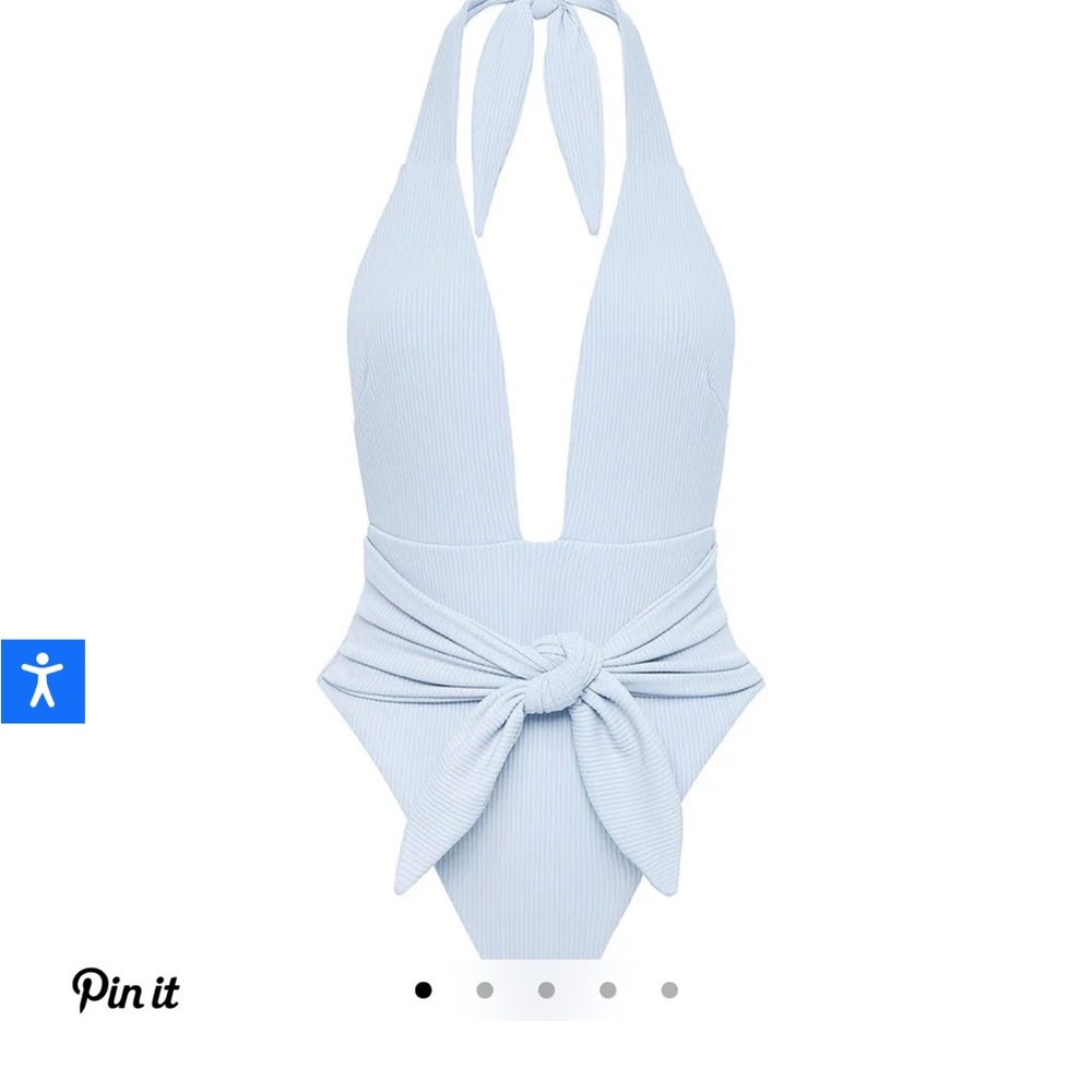 Montce Blue One Piece Swimsuit S